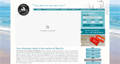 Desktop Screenshot of biarritz-hotel-ocean.co.uk