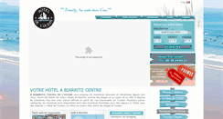 Desktop Screenshot of biarritz-hotel-ocean.com