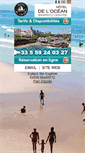 Mobile Screenshot of biarritz-hotel-ocean.com